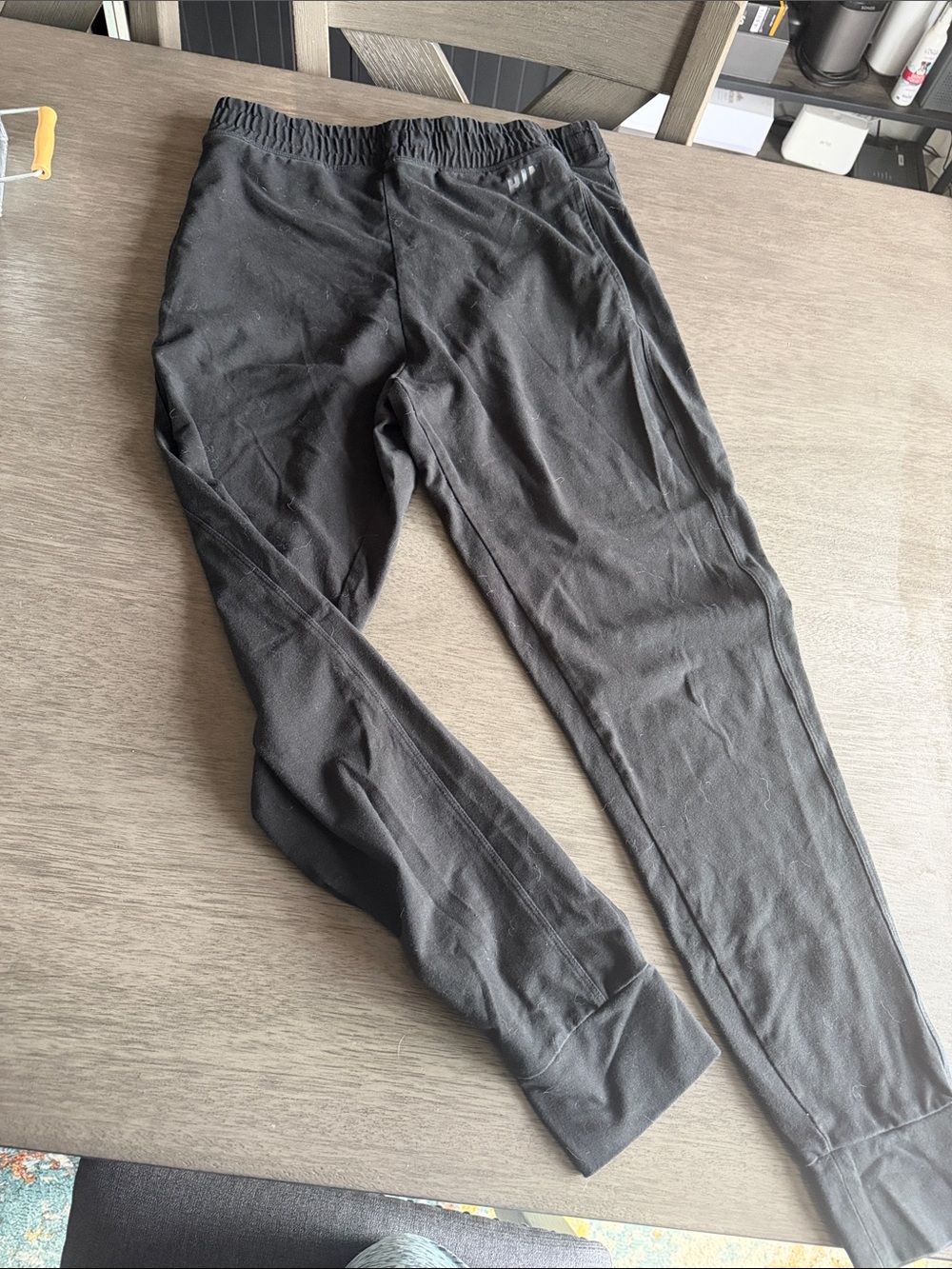 PINK Victoria's Secret Black Cotton Athletic Joggers